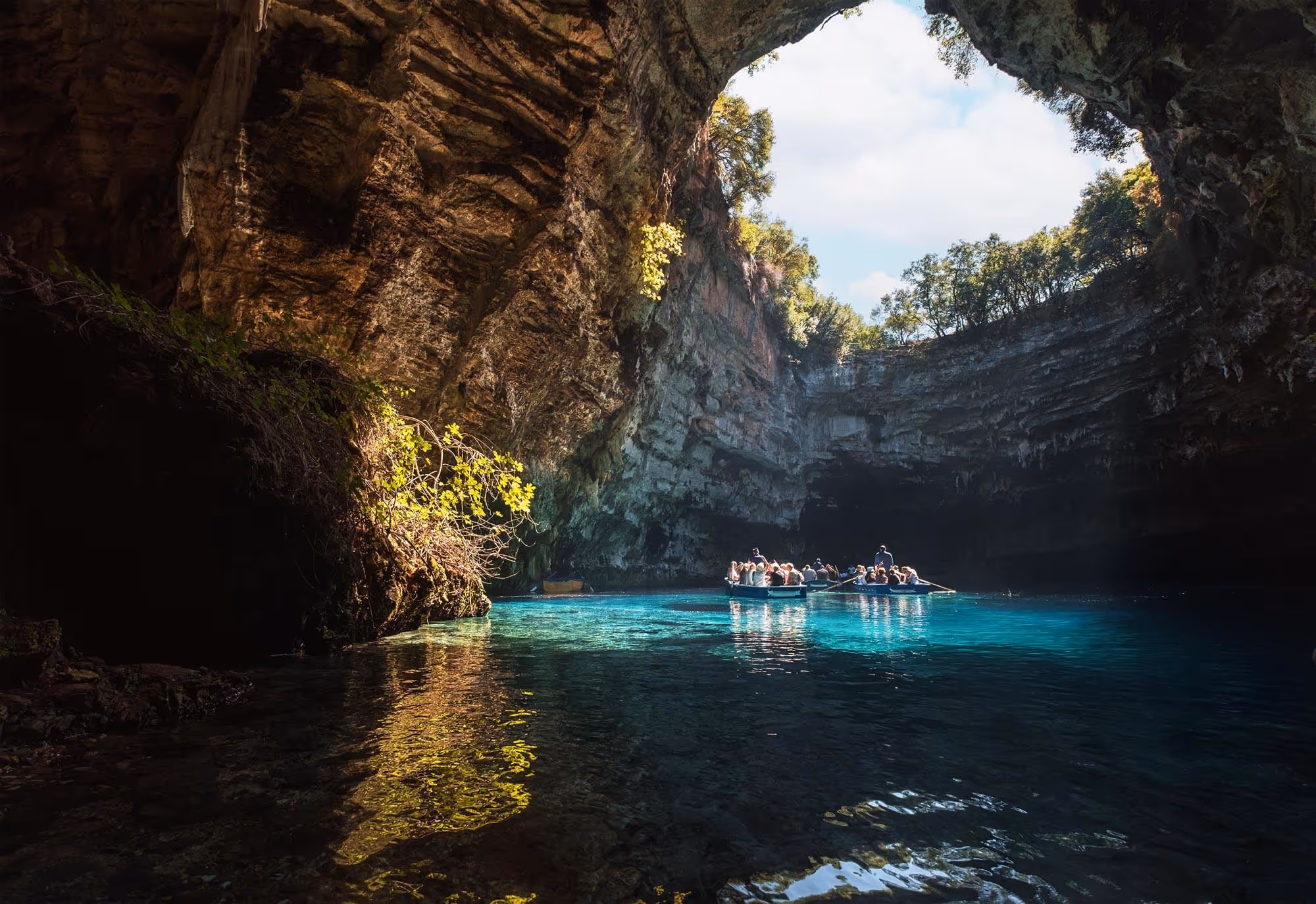 Melissani Cave Kefalonia