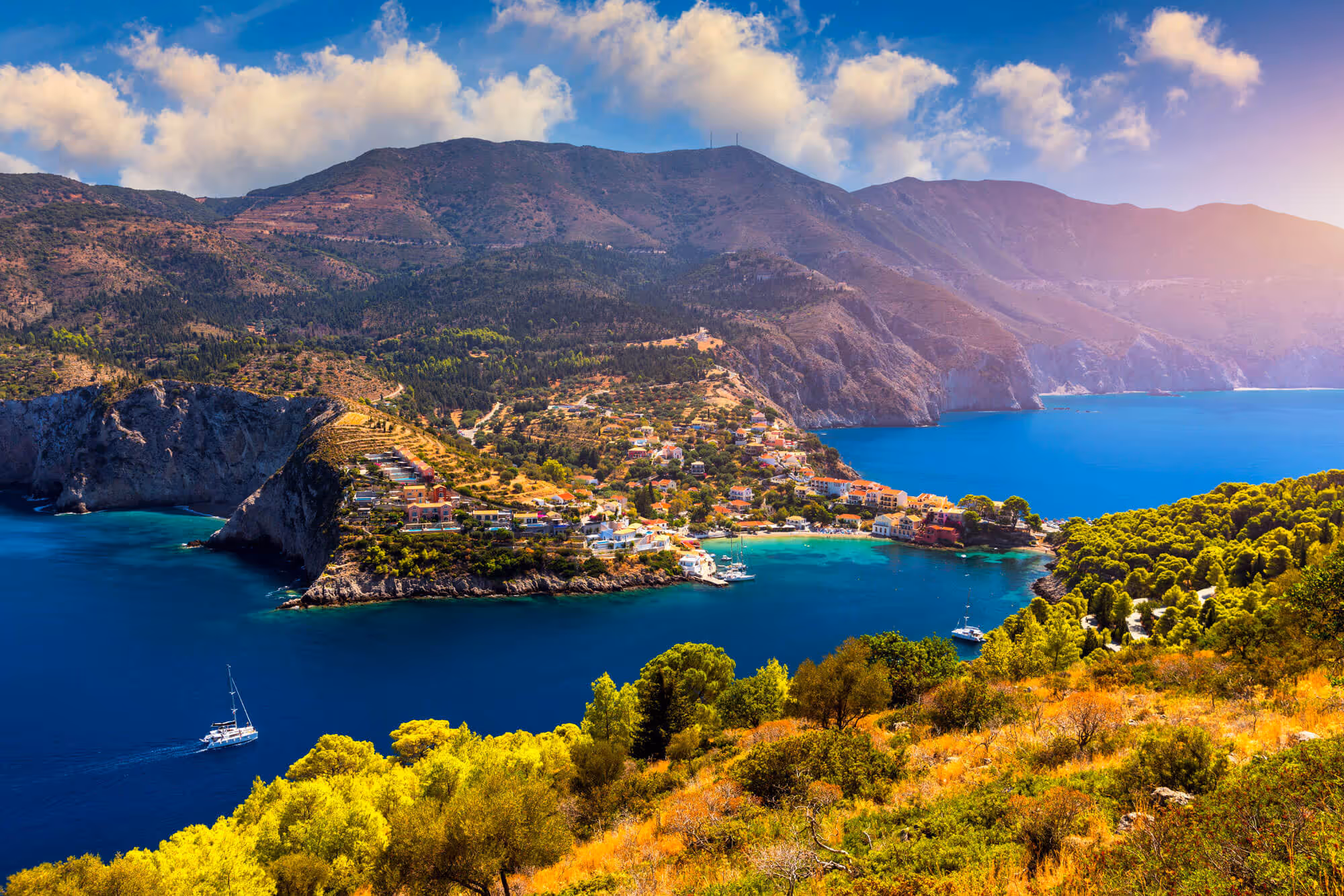 Assos Village in Kefalonia